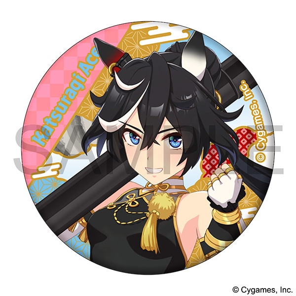 ウマ娘 プリティーダービー 和紙風缶バッジコレクション: キャラグッズ