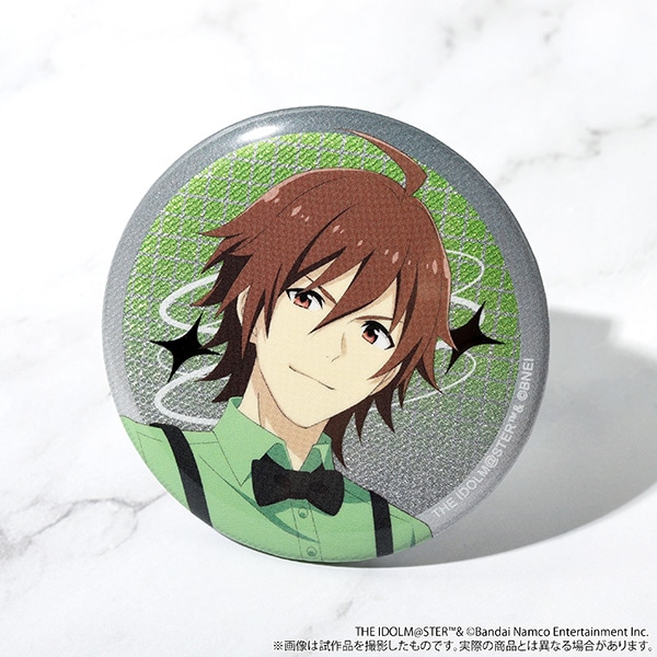 アイドルマスター SideM グリッター缶バッジ／眉見鋭心 サマー