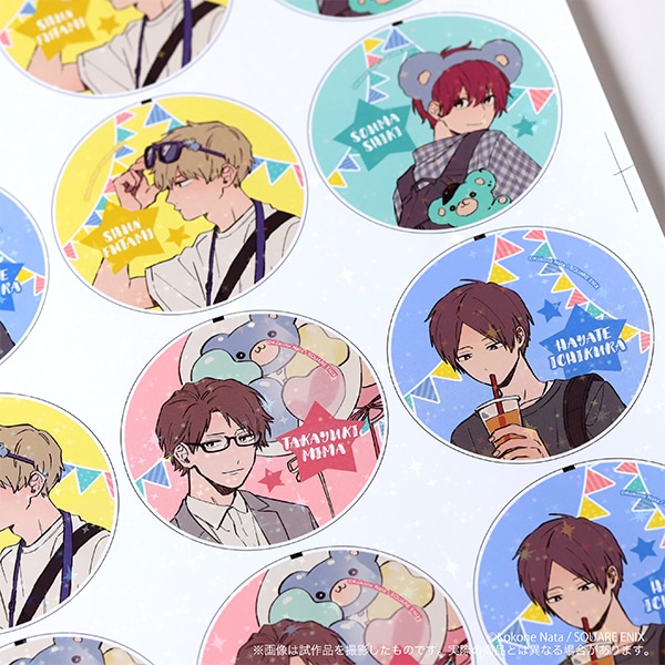 クールドジ男子 マスコット＆缶バッジセット 二見 瞬: キャラグッズ