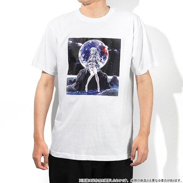 エヴァンゲリオン Tシャツ／綾波レイ（ロングヘア）（白、フリーサイズ
