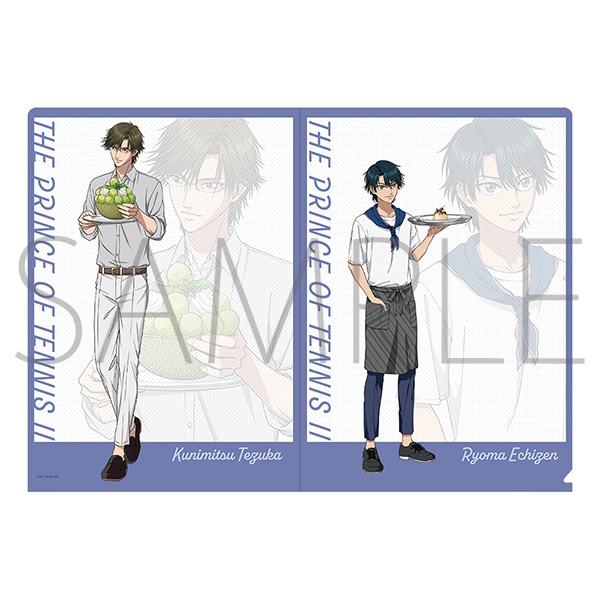 新テニスの王子様 ミニクリアファイル 越前リョーマ手塚国光 限定