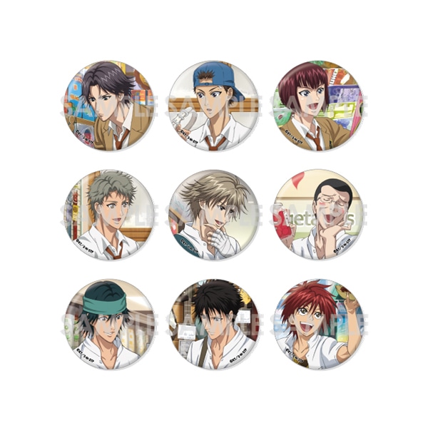 テニスの王子様 テニプリスト くつろぎコレクション缶バッジ 丸井ブン