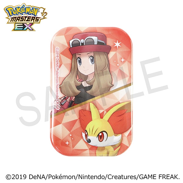 ポケモンマスターズ EX』 スクエア缶バッジ／セレナ＆フォッコ: キャラ