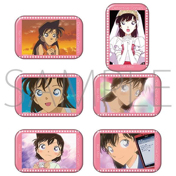 名探偵コナン 一番カフェ 缶バッジ 江戸川コナン 毛利蘭 工藤新一 名