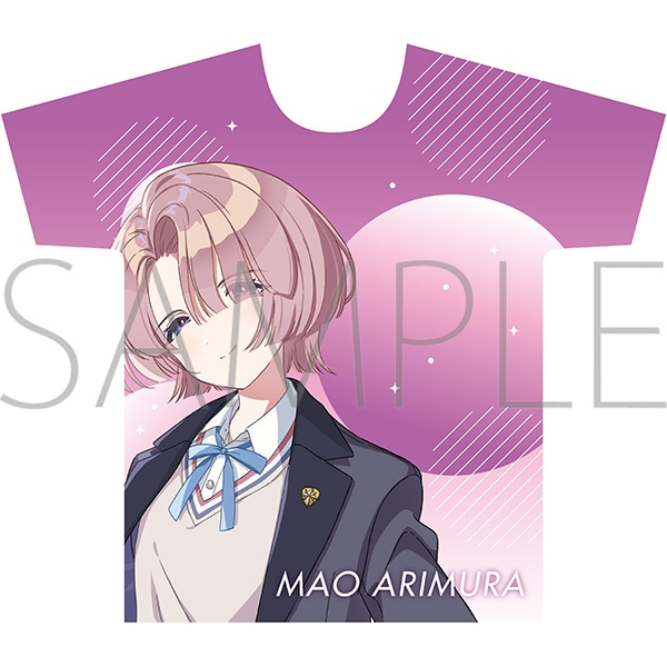 学園アイドルマスター フルグラフィックTシャツ／D 有村 麻央: キャラ