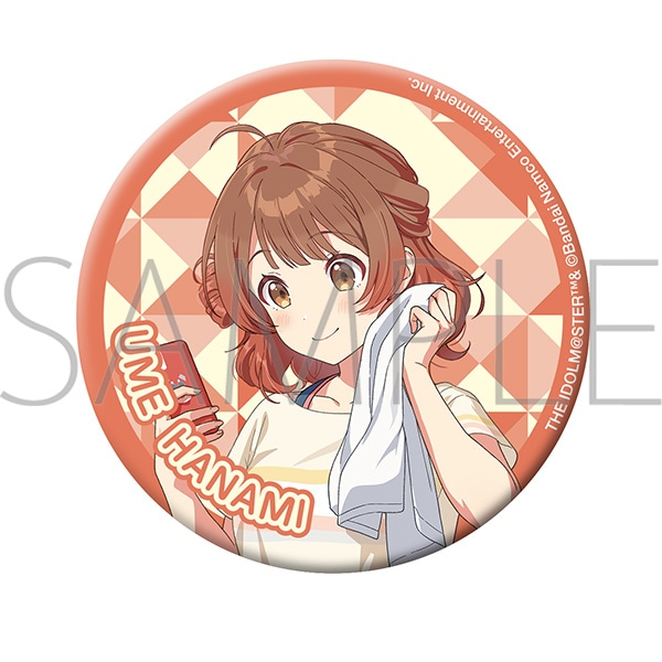 再販分】学園アイドルマスター グリッター缶バッジ／J 花海 佑芽