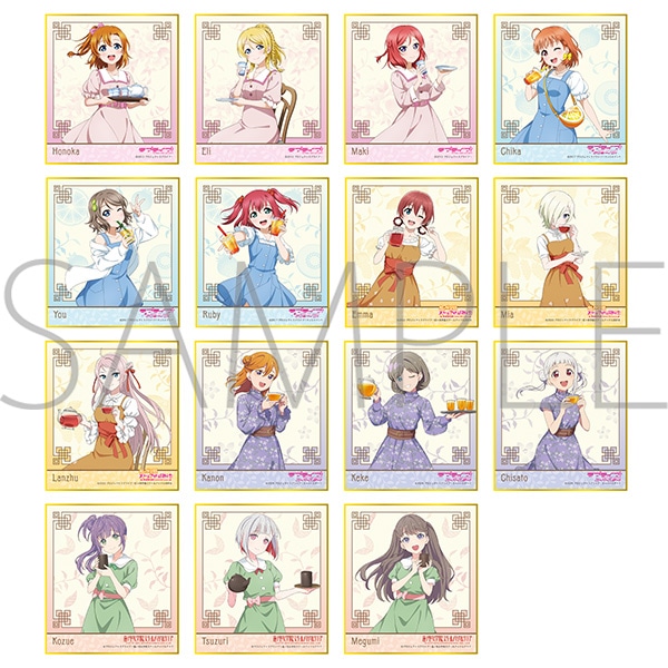 ラブライブ！School idol project ミニ色紙コレクション／アジアツアー