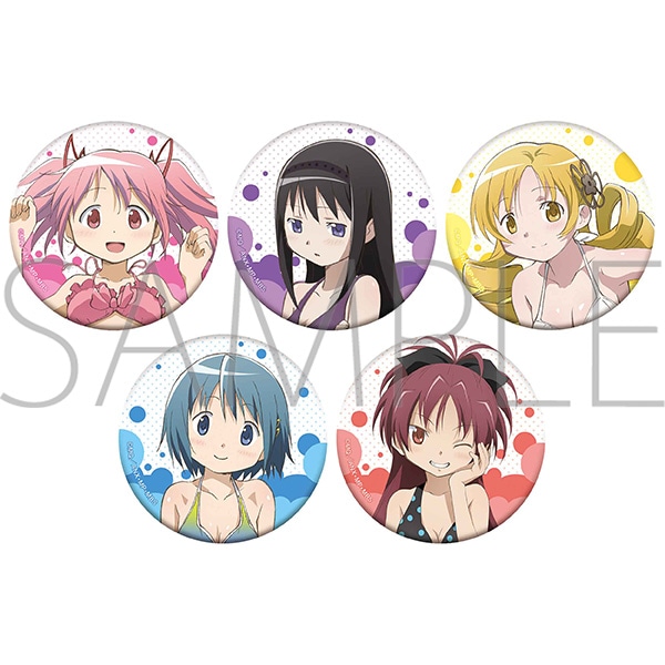 魔法少女まどか☆マギカ】鹿目まどか＆暁美ほむら ムービック 缶バッジ