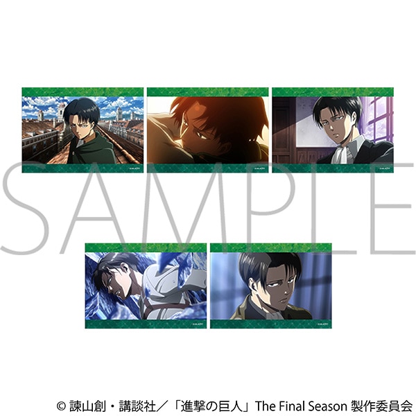 進撃の巨人 ブロマイドセット／リヴァイ: キャラグッズ｜ムービック