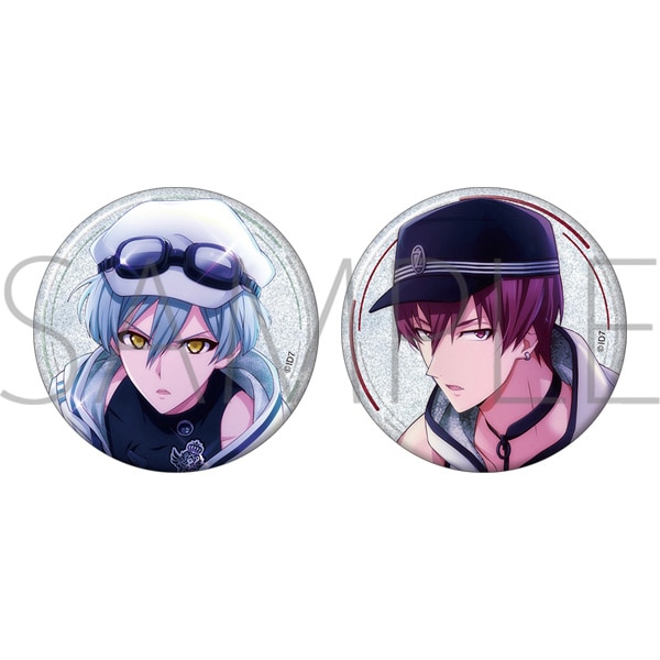 狗丸トウマ ブラホワ 缶バッジ アイドリッシュセブン BLACKorWHITE 狗