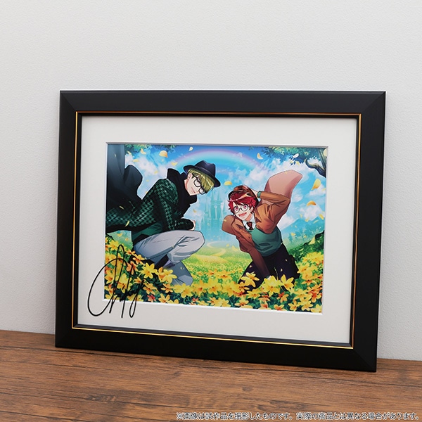 A3!展】東京会場 複製サイン入りキャラファイングラフ 卯木 千景