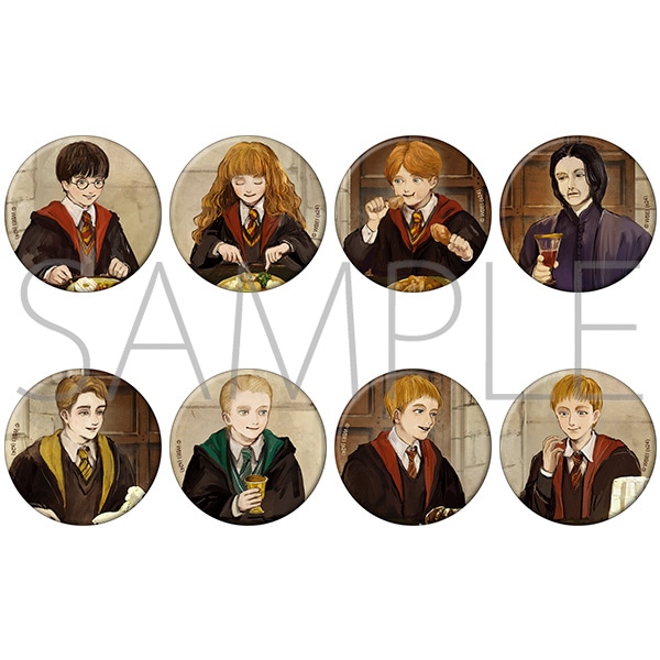 ハリーポッター 缶バッジコレクション（全8種）: キャラグッズ