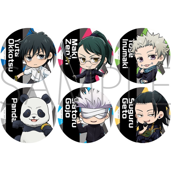 呪術廻戦 出前館 当選 乙骨憂太 折本里香の缶バッジ5点セット 呪術廻戦