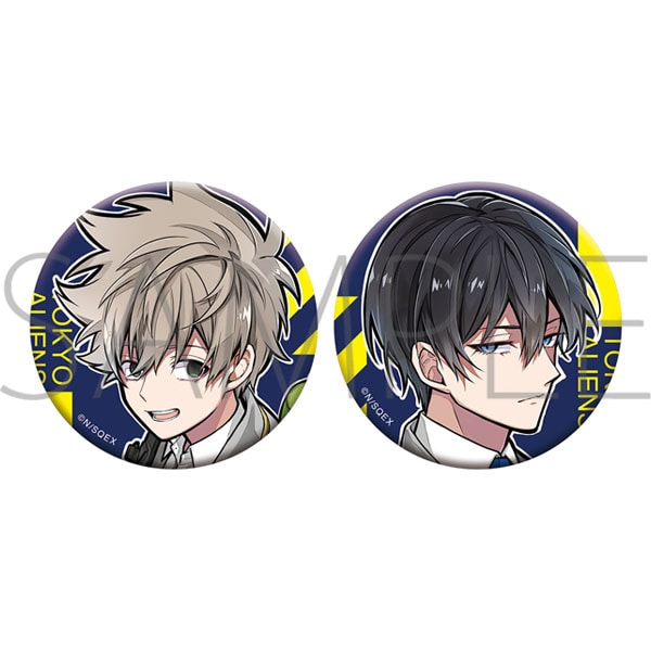 東京エイリアンズ カフェ缶バッジ 天空橋翔 東京エイリアンズ 郡司晃