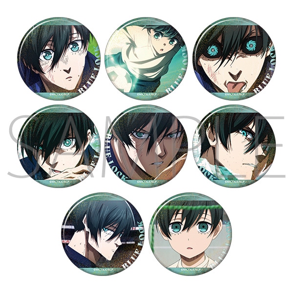 ブルーロック 幼少期 糸師凛 糸師冴 スクエア 缶バッジ 特典 ブルー