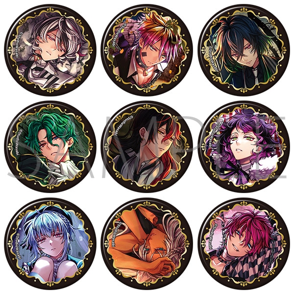 悪魔執事と黒い猫 箔押しキャラバッジコレクション／4th Anniversary A