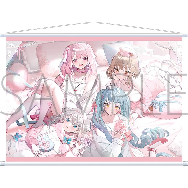 勝利の女神:NIKKE B2タペストリー 集合 バレンタインver.: キャラ