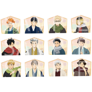 ハイキュー!! 縁日トレーディング和紙風缶バッジ影山飛雄35個セット