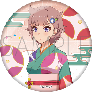 ワールドダイスター 缶バッジ 新妻 八恵: キャラグッズ｜ムービック