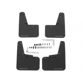Subaru Mud Flaps Flat Style Black With Crosstrek Logo Kit Of Four