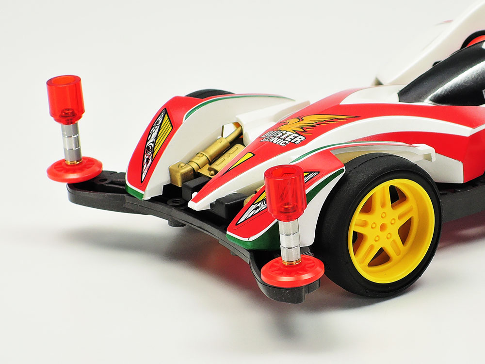 ミニ四駆特別企画商品 ハイマウントチューブスタビセット (クリヤー