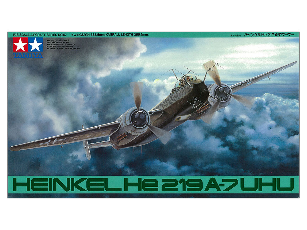1/48 SCALE HEINKEL He219A-7 UHU | TAMIYA