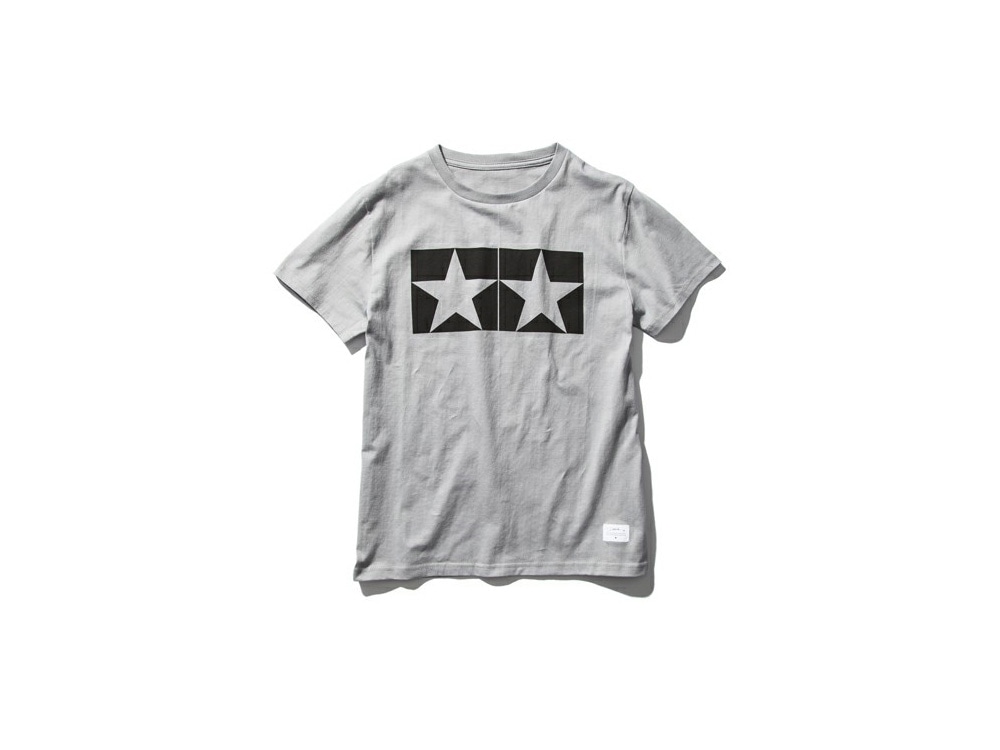 TAMIYA×JUN WATANABE】タミヤマークTシャツ ver.2 グレー XL | タミヤ
