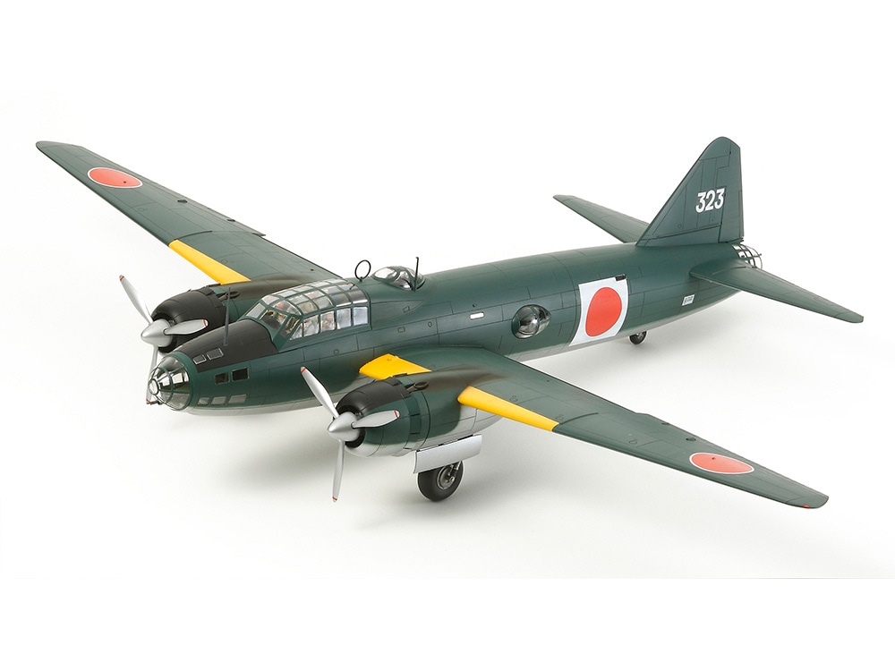 タミヤ 1/48 傑作機シリーズ 一式陸上攻撃機11型 山本長官搭乗機（人形