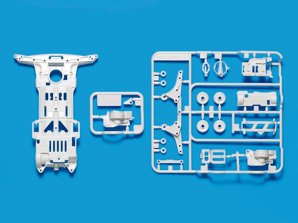 タミヤ ミニ四駆特別企画 スーパーII強化シャーシ（ホワイト） | タミヤ