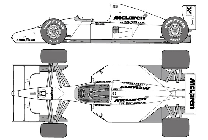 タミヤ スケール限定商品 1/20 マクラーレン Honda MP4/7 | タミヤ