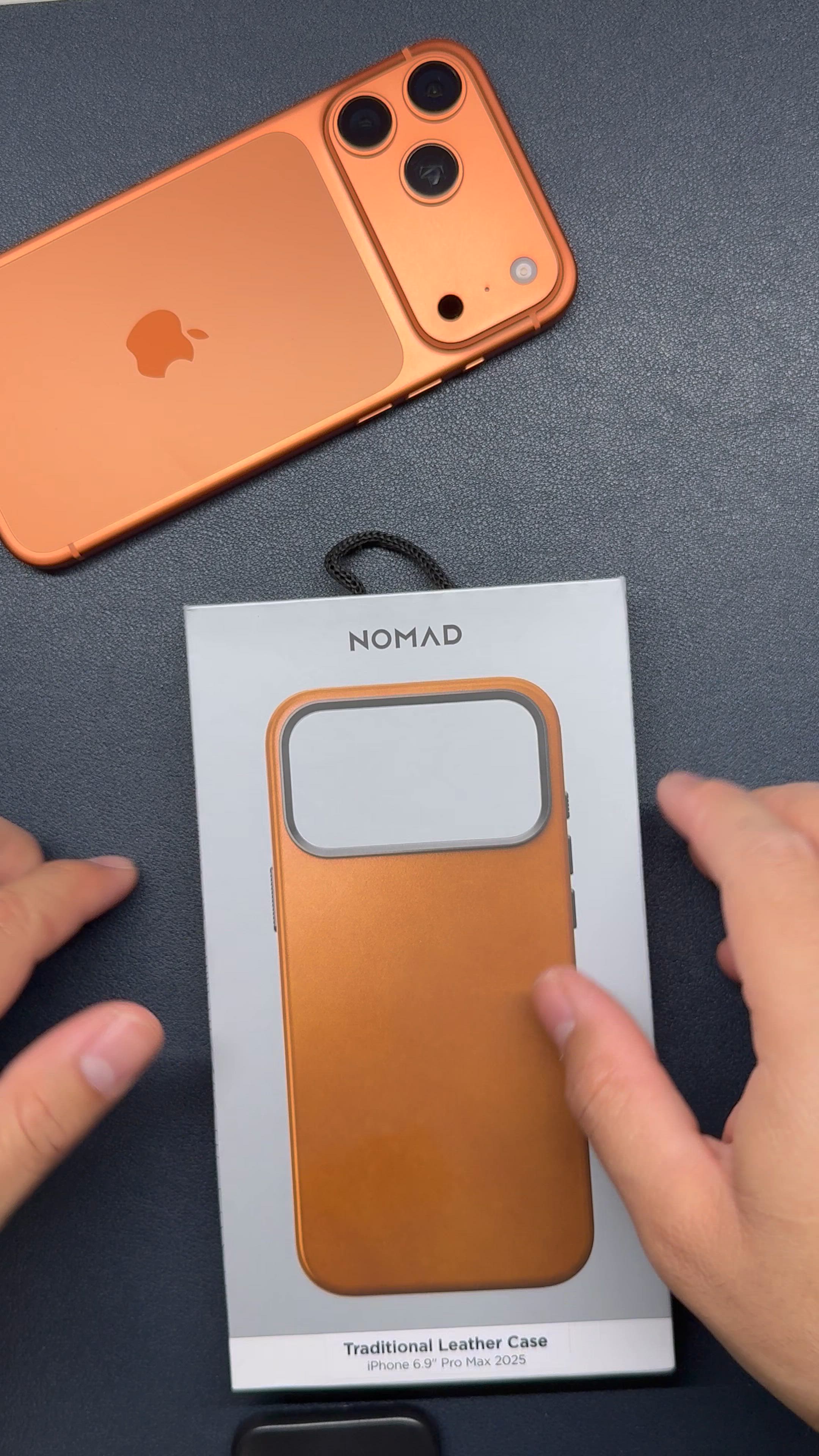 Traditional Leather Case - iPhone 17 Pro Max | Brown | Nomad