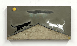 天女乱舞 池田満寿夫(Masuo Ikeda)1988年制作 六曲一双屏風 天女乱舞