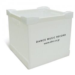 DMR レコードコンテナ□グレー3個セット□DANCE MUSIC RECORD DMR