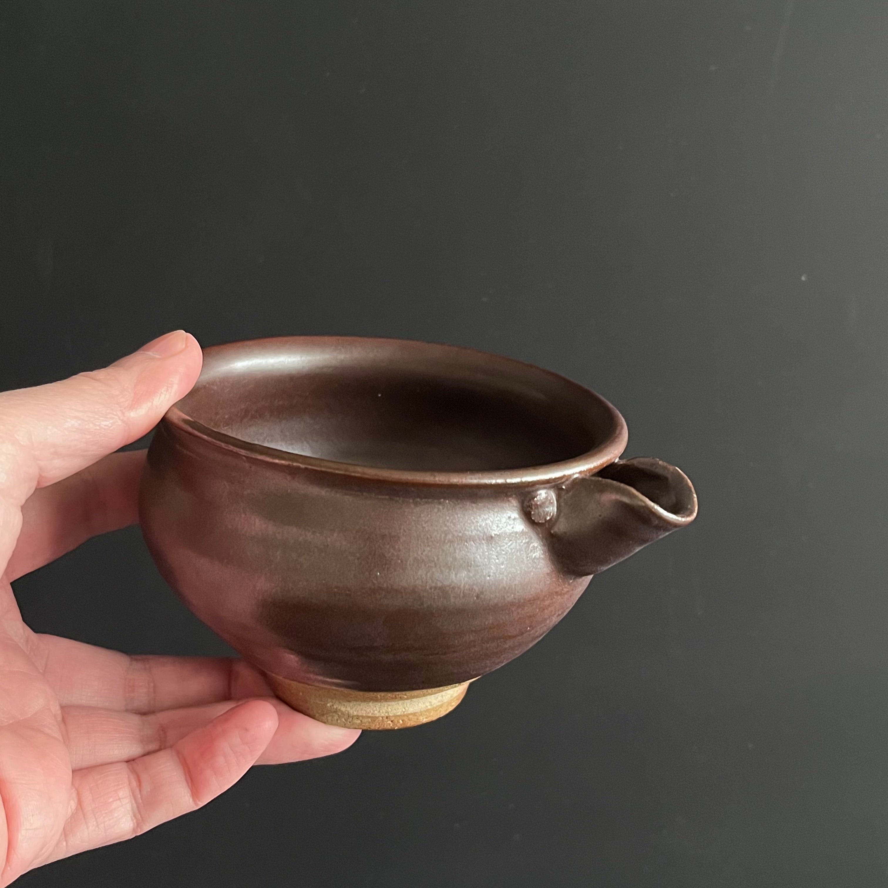 黒唐津片口｜八床窯 | 戸川雅尊｜通販 – dandeliOn