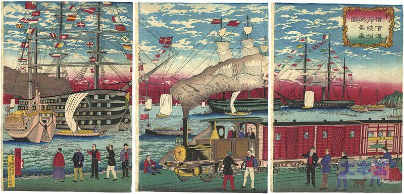 明治初期の横浜浮世絵に描かれた蒸気戦列艦に関する若干の考察-7