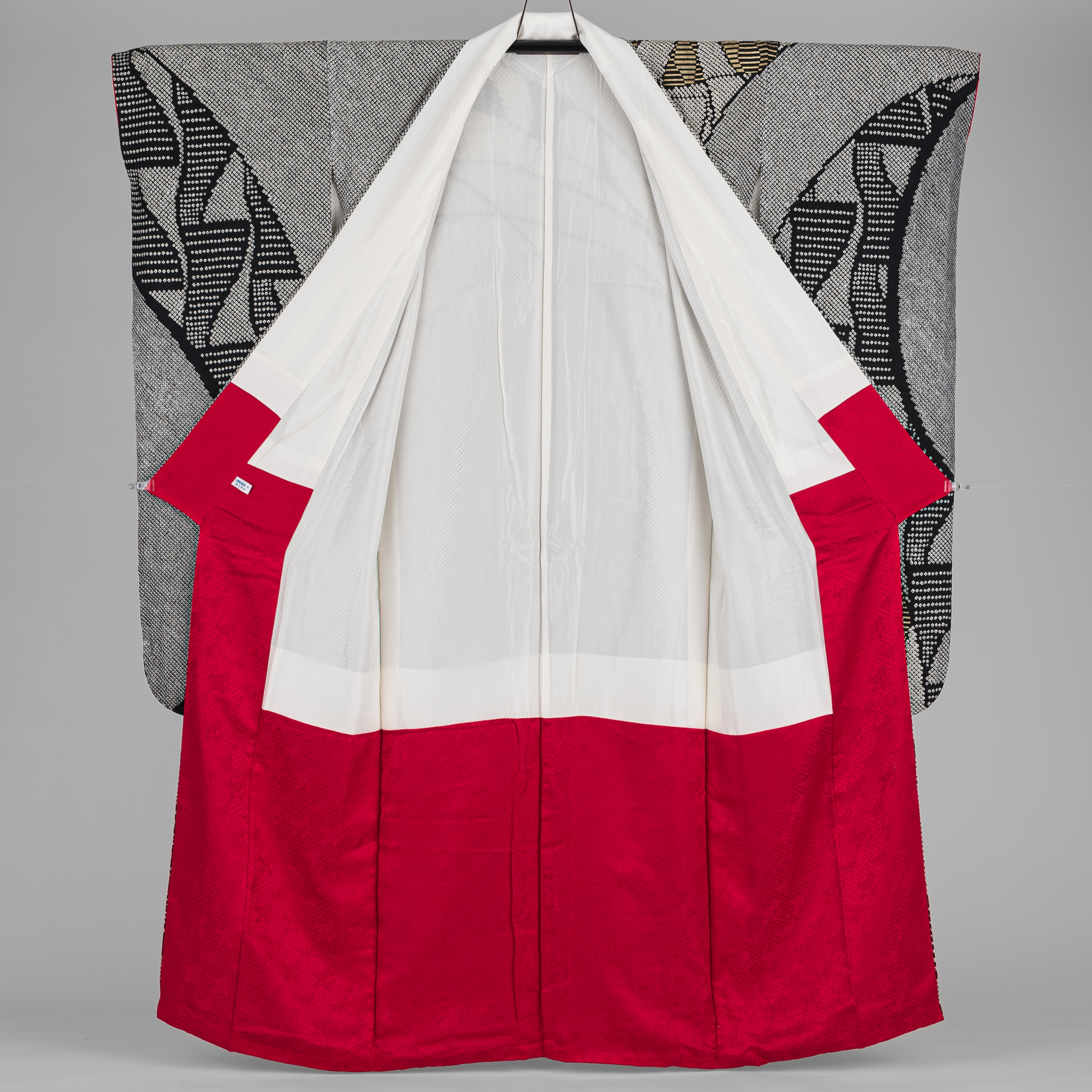 振袖 長襦袢セット 総絞り 幾何学模様 トールサイズ 裄長 - からん