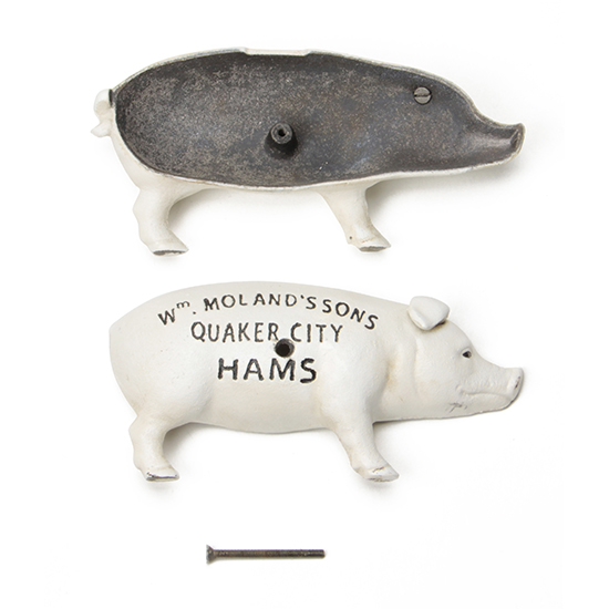 DETAIL]Hams Standing Pig Bank “White” | KOBUNSHA SELECT SHOP