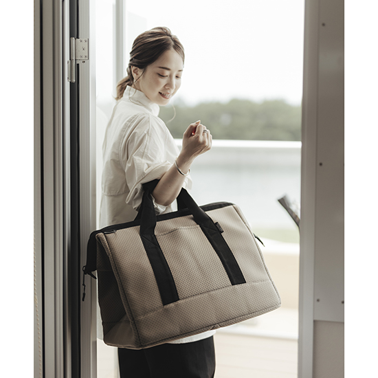 EDITA.]【ウォッシャブル】ネオプレンボストンバッグ | KOBUNSHA
