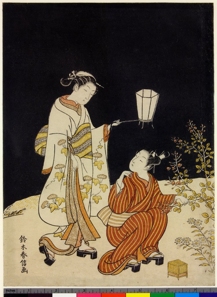 浮世絵 春信 鈴木春信による浮世絵