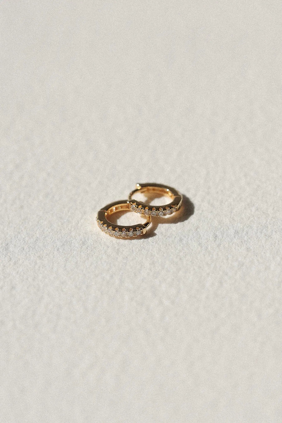 Mini stone hoop - DAUGHTERS JEWELRY