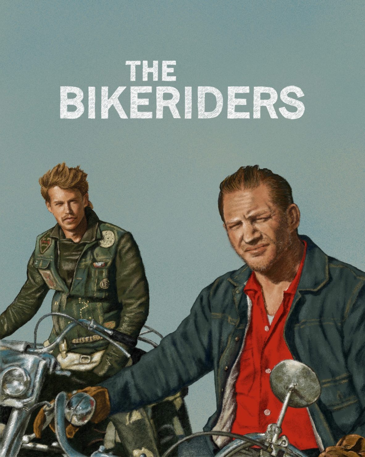 未使用 映画 B2ポスター ザ・バイクライダーズ Harley-Davidson 未使用