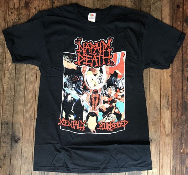 Napalm Napalm Death 赤 Tシャツ バーミンガム柄貴重 Death | Bifocal