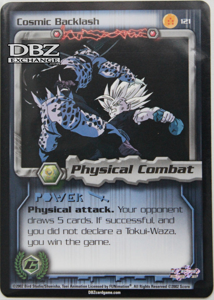 Retro DBZ CCG | 121 Cosmic Backlash – DBZ Exchange