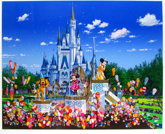 ヒロヤマガタ ディズニー アート ヒロ・ヤマガタ（Hiro Yamagata 山形