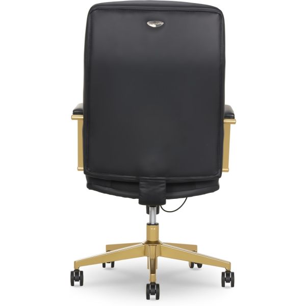Thomasville Lyndale Ergonomic Vegan Leather Mid-Back Office Chair