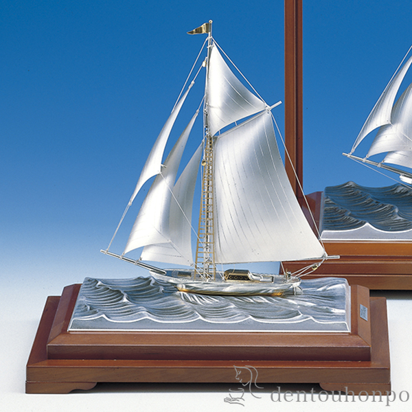〇純銀製置物船シルバー