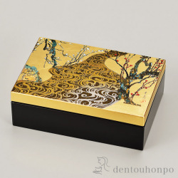 送料無料】 花見鳥 合口文庫 A4 / 箔一 アクセサリー入れ 収納ボックス