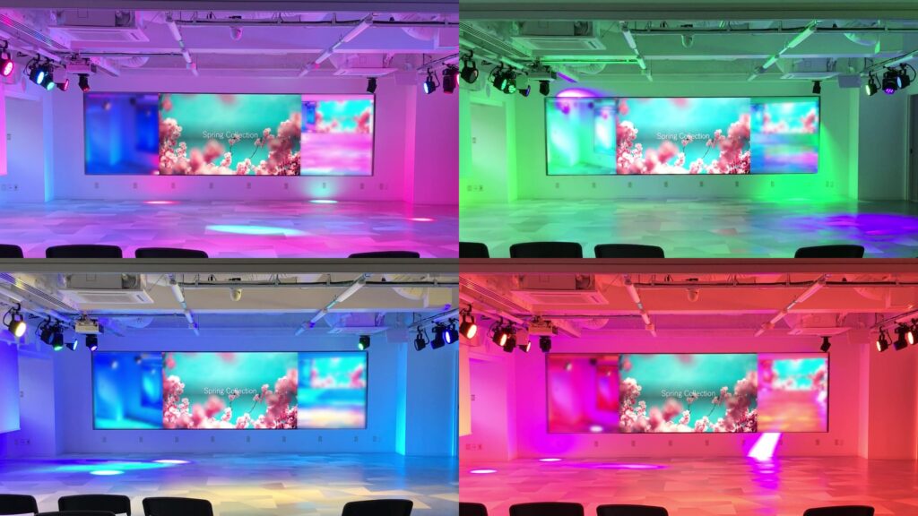 導入事例｜LEDディスプレイやムービングライトを備えた新教室の施工