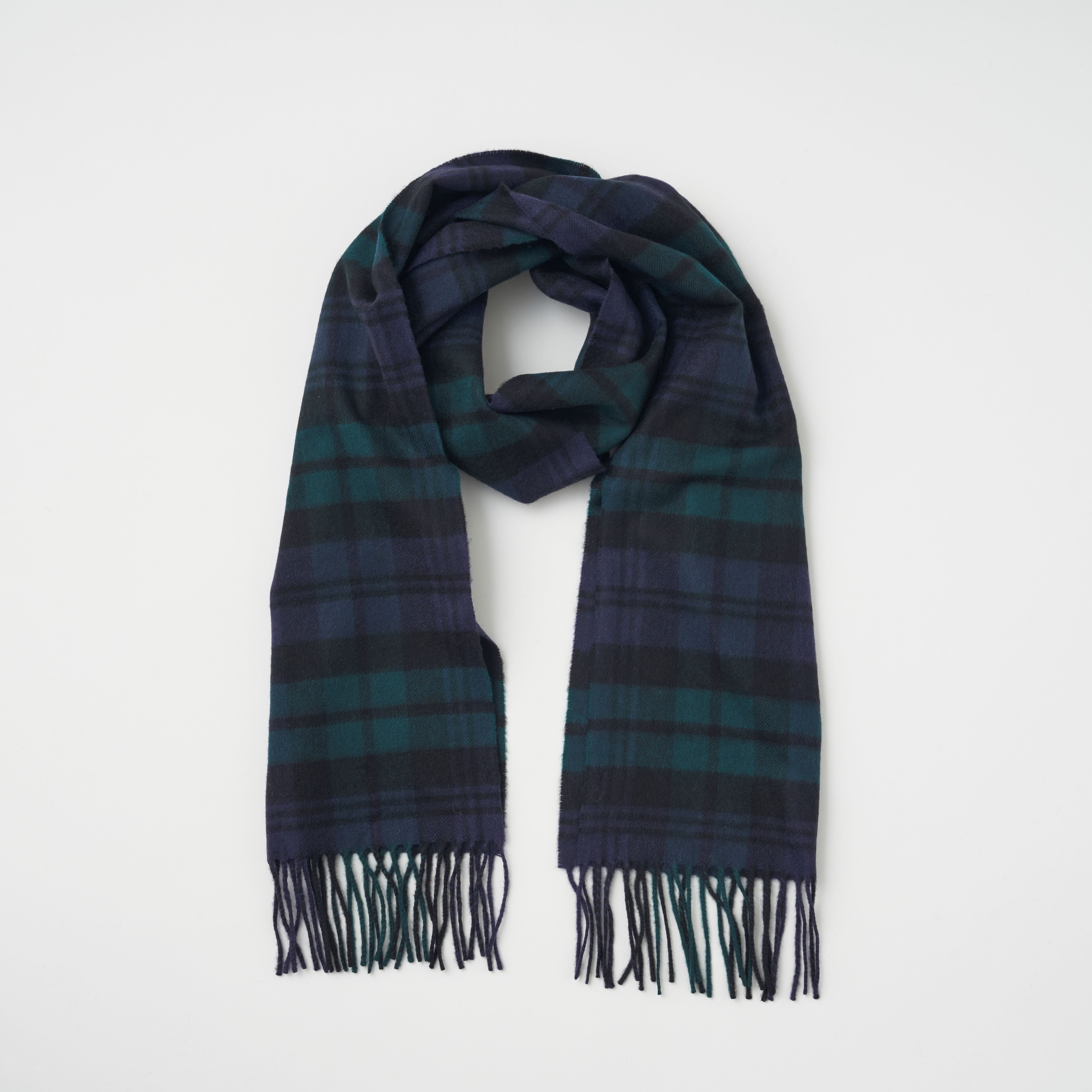 マフラー】ジョンストンズオブエルガン｜カシミヤ タータンチェック