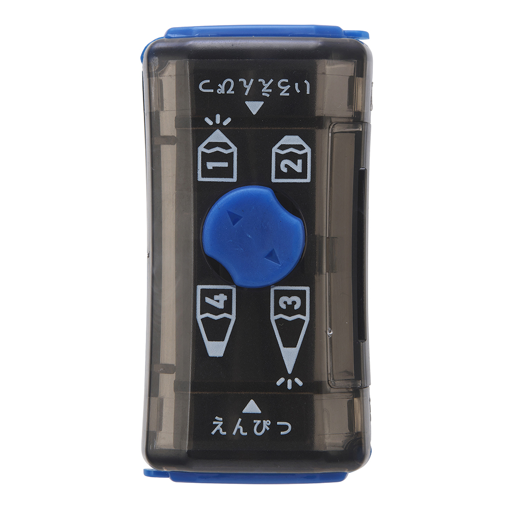 4つの削り方が選べる鉛筆削り ブラック｜株式会社デビカ